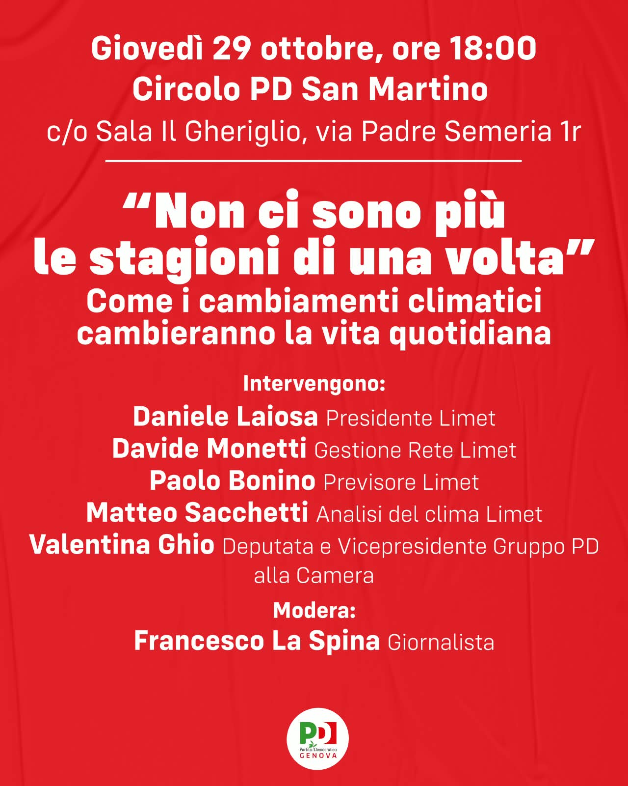 Non ci sono più le stagioni di una volta.